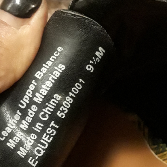 Etienne Aigner Black Leather, EUC, Sz 9.5 - Picture 6 of 8